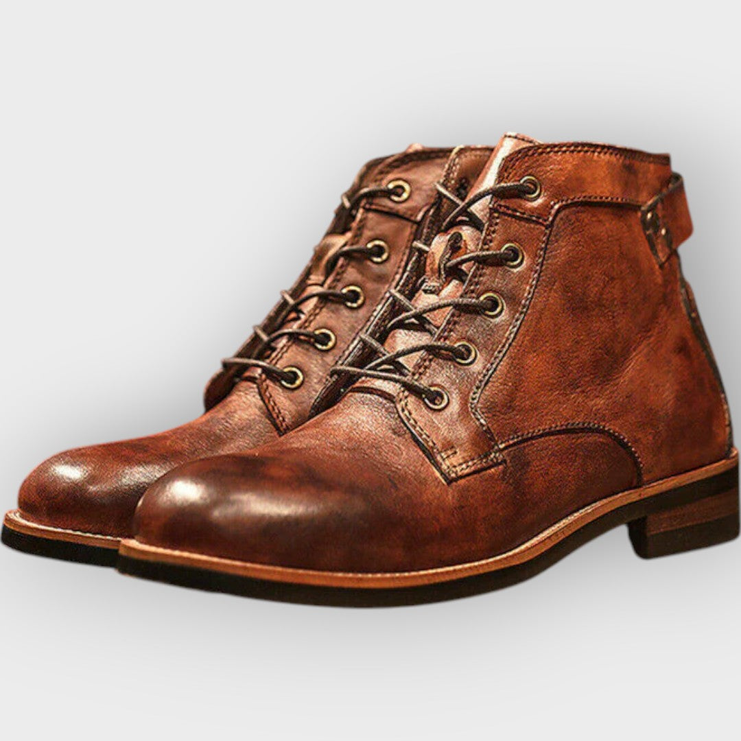 Botas de couro masculinas