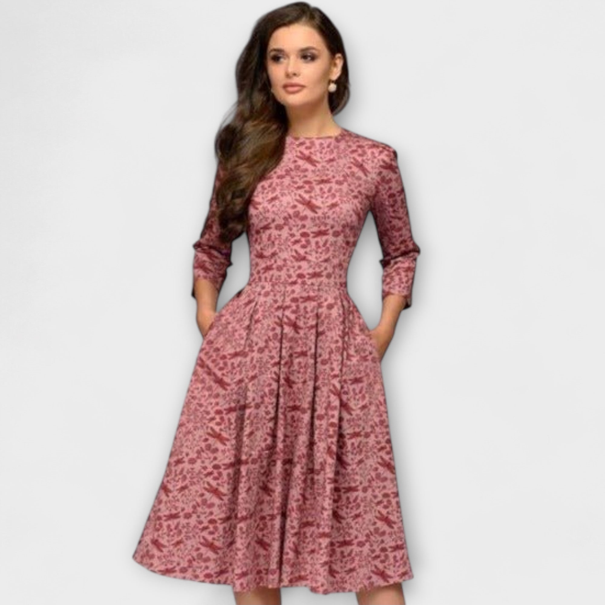 Retrozo - Vestido Elegante Midi
