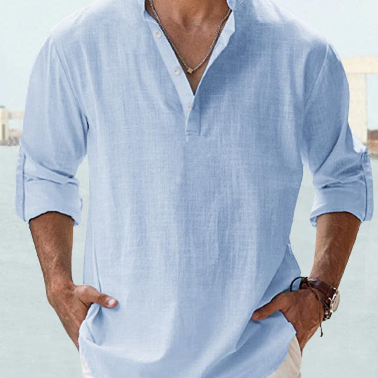 Sergio™ | Camisa de linho respirável