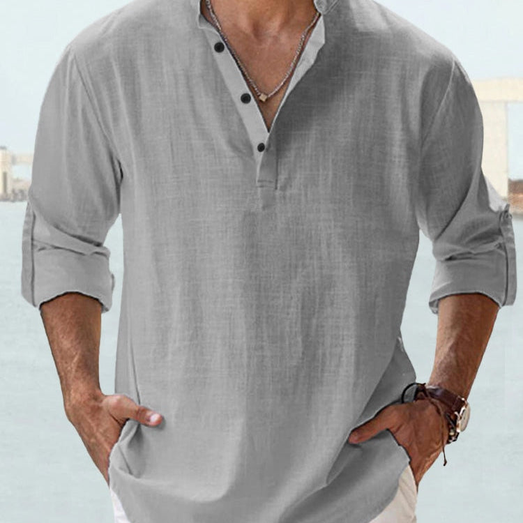 Sergio™ | Camisa de linho respirável