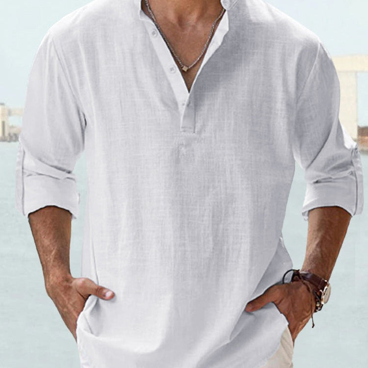 Sergio™ | Camisa de linho respirável
