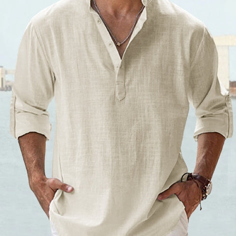 Sergio™ | Camisa de linho respirável