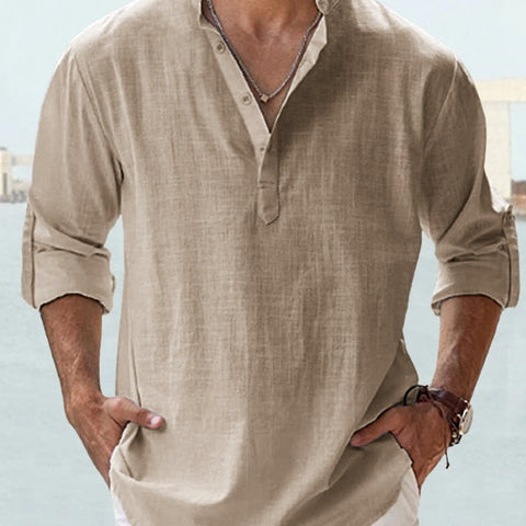 Sergio™ | Camisa de linho respirável